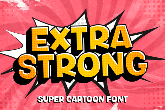Extra Strong Font preview 2