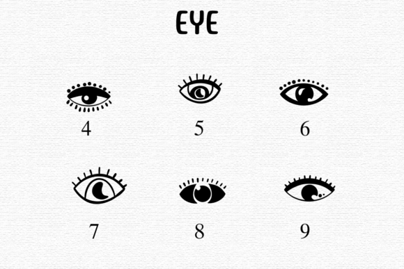 Eye Font preview 4