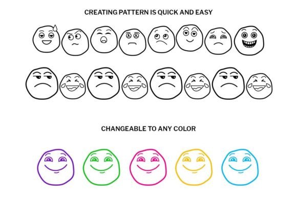 Face Doodle Font preview 3