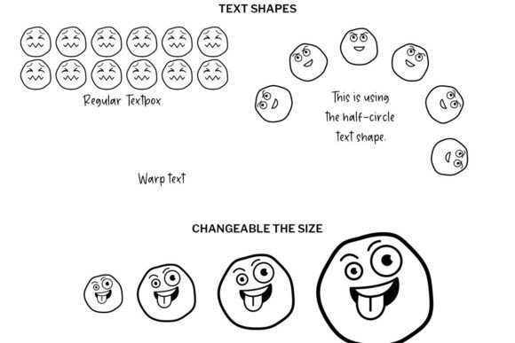 Face Doodle Font preview 4
