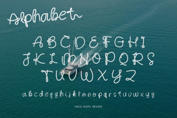 Face Rope Font preview 2