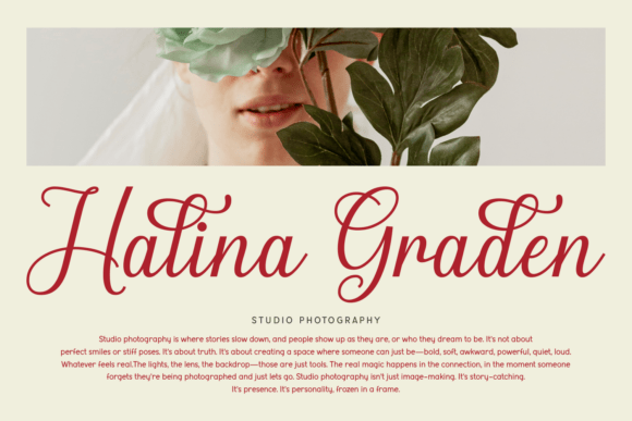 Fadyna Font preview 2