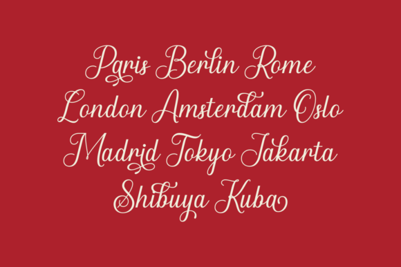 Fadyna Font preview 3