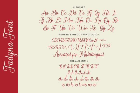 Fadyna Font preview 4