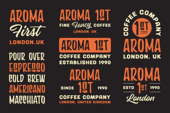 Bondston Font preview 4
