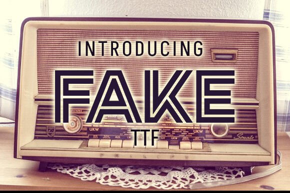Fake Font preview 2