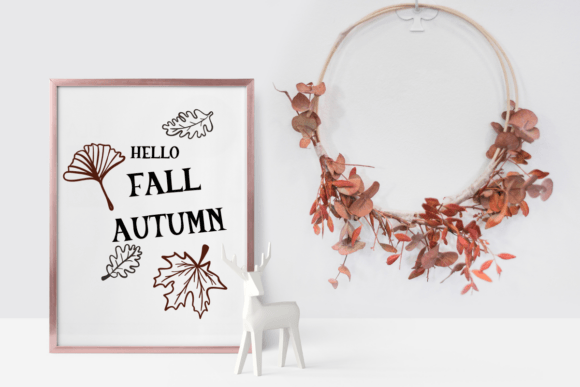 Fall Autumn Font preview 4