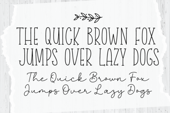 Family Farmhouse Font preview 3