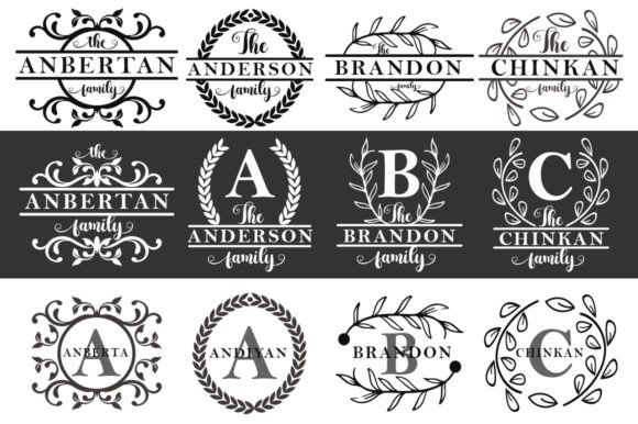 Family Monogram Font