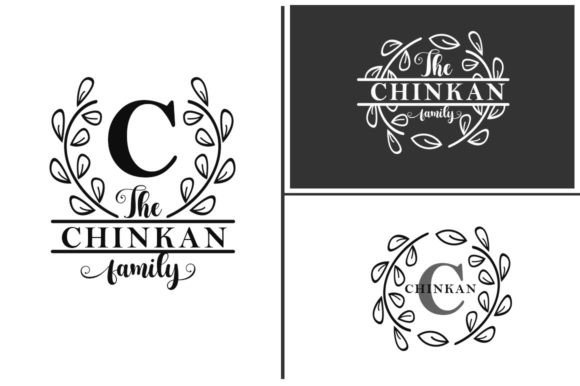 Family Monogram Font preview 3
