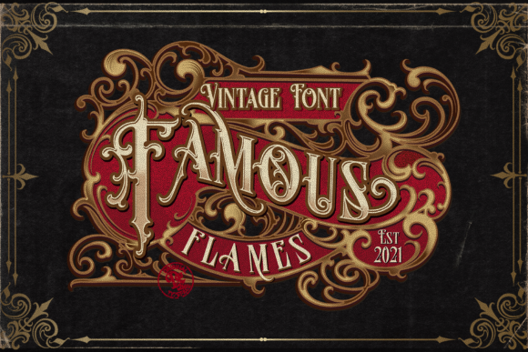 Famous Flames Font