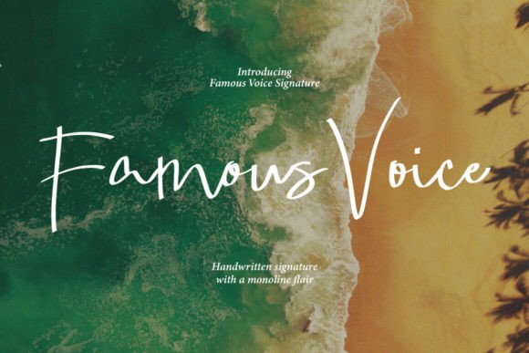 Famous Voice Font