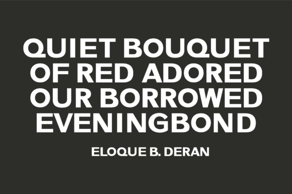 Bonura Font preview 4