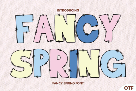 Fancy Spring Font