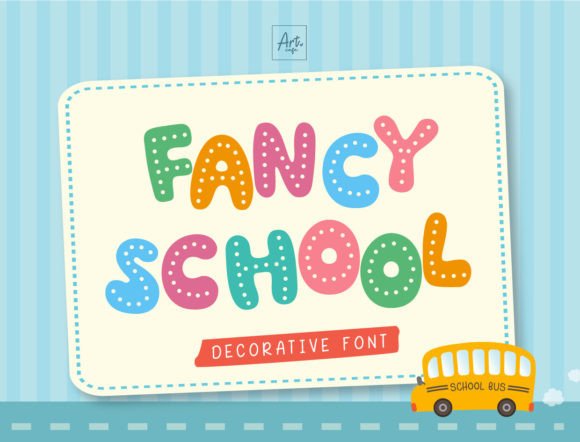 Fancy School Font