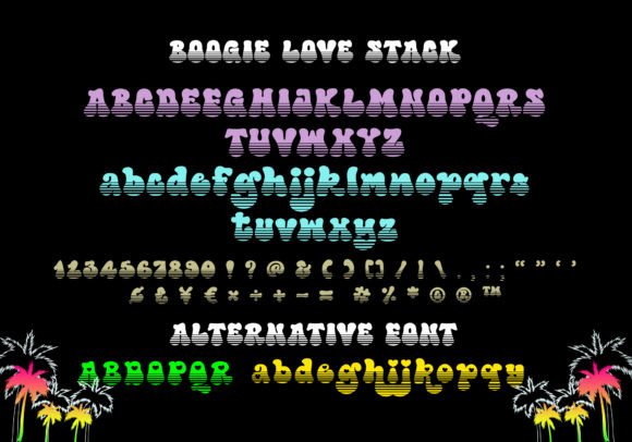 Boogie Love Font preview 3