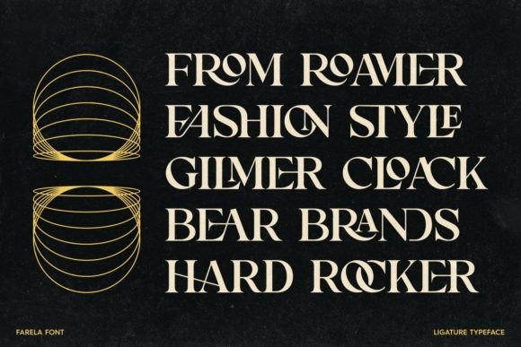 Farela Font preview 2