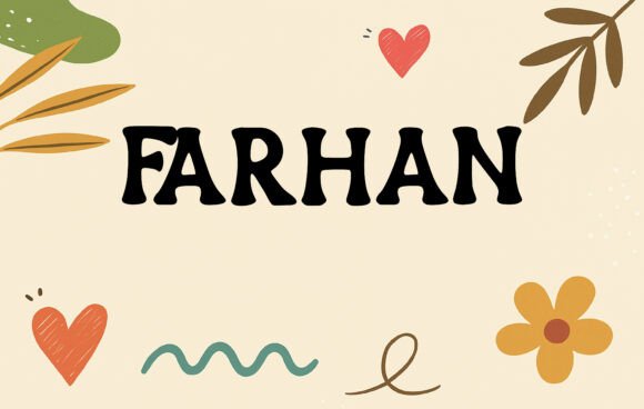 Farhan Font preview 2