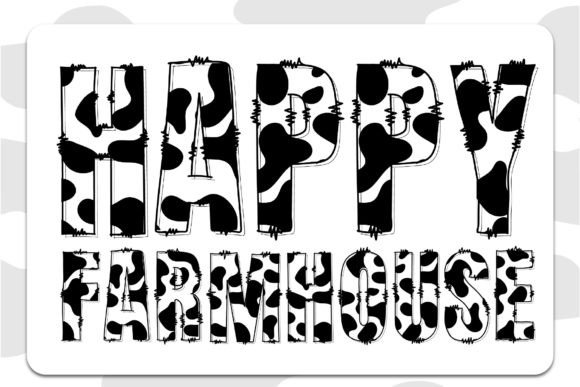 Farm Font preview 2