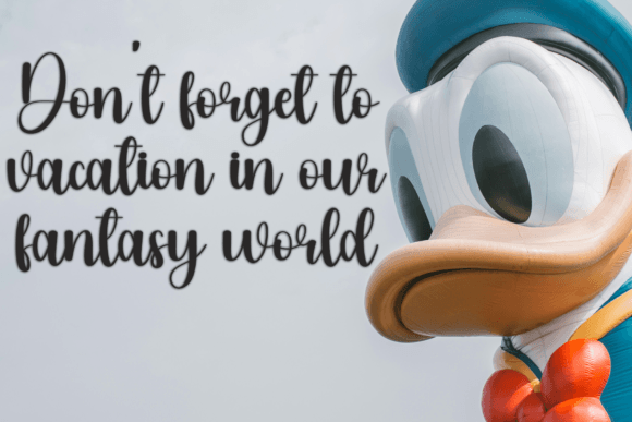 Book Disney Font preview 3