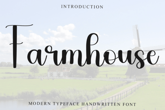 Farmhouse Font preview 2