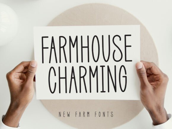 Farmhouse Chraming Font preview 2
