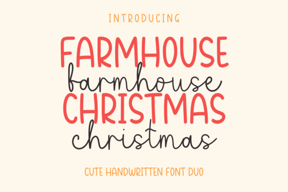 Farmhouse Christmas Font