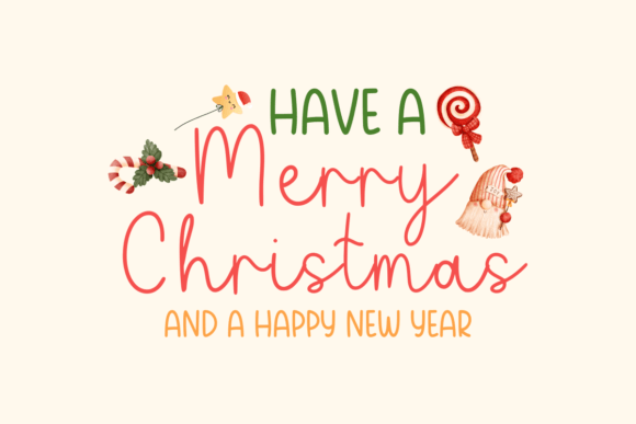 Farmhouse Christmas Font preview 2