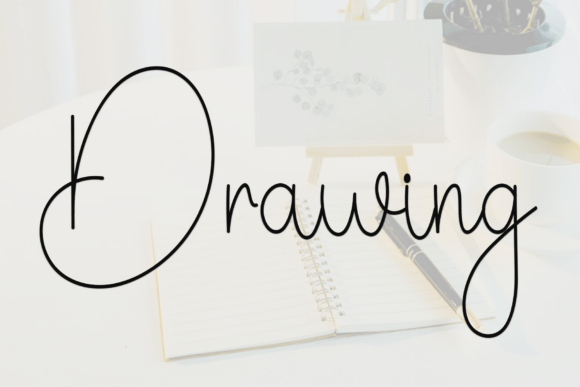 Book Handwriting Font preview 3