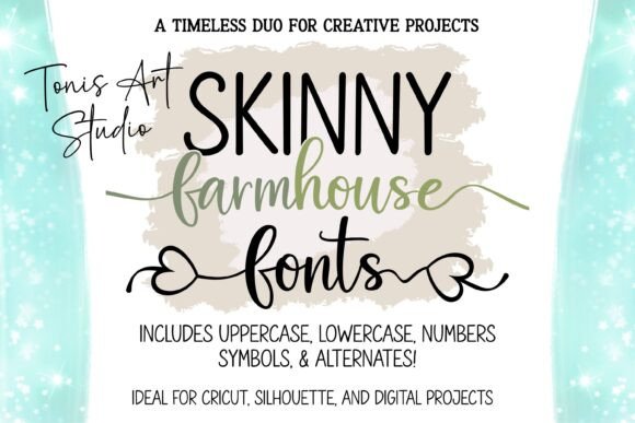 Farmhouse Script & Skinny Farmhouse Font