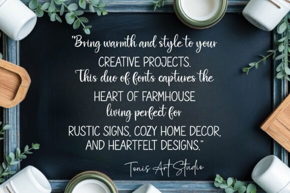 Farmhouse Script & Skinny Farmhouse Font preview 2