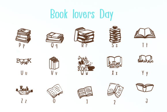 Book Lovers Day Font preview 3