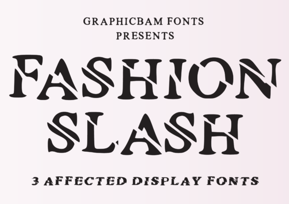 Fashion Slash Font preview 2