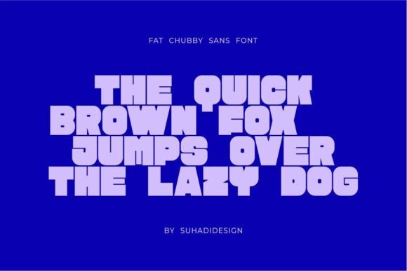 Fat Chubby Font preview 3
