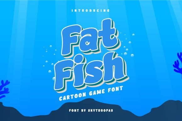 Fat Fish – Ocean Gaming Font