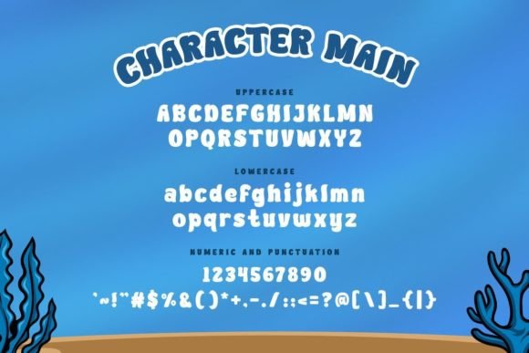 Fat Fish - Ocean Gaming Font preview 3