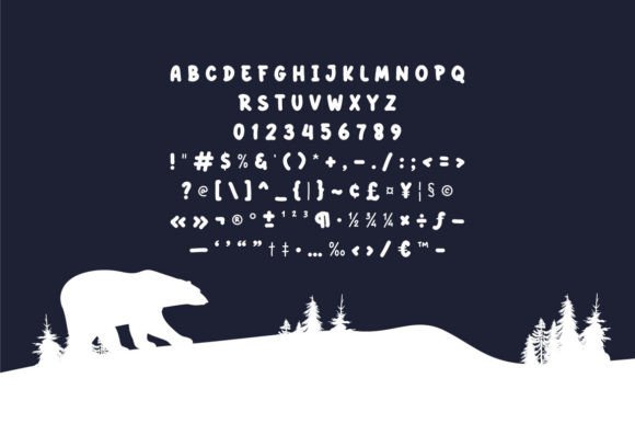 Fat Polar Font preview 4