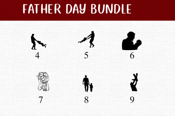 Father Day Bundle Font preview 4