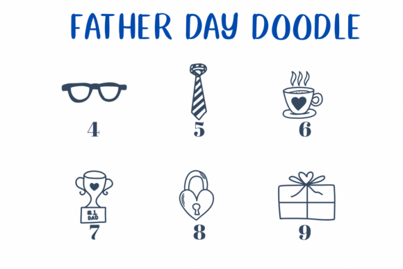 Father Day Doodle Font preview 4