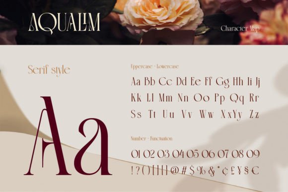 Aqualim Signature Font preview 2