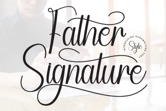 Father Signature Font
