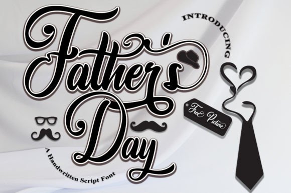 Father's Day  Font preview 1
