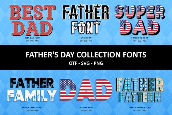 Father's Day Collection Font preview 1