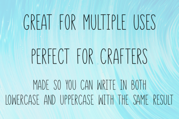 Aqualine Font preview 4