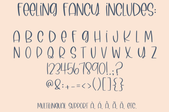Feeling Fancy Font preview 2