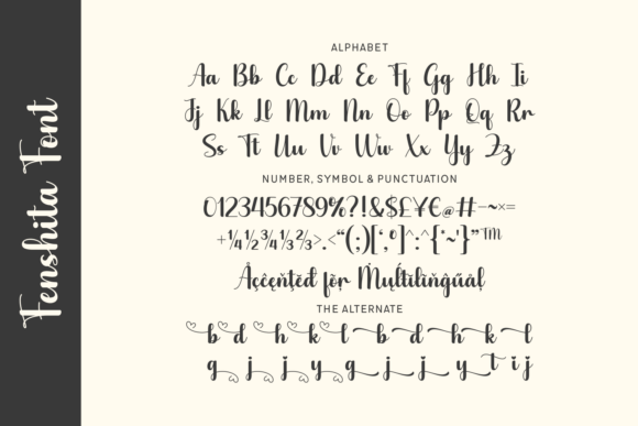 Fenshita Font preview 4