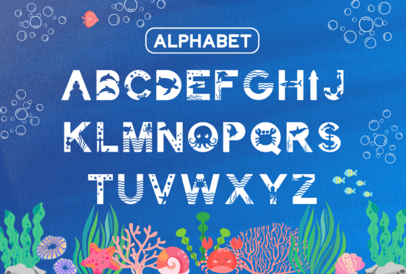 Aquarium Font preview 5