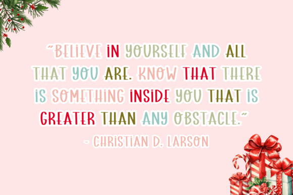 Festive Conifer Font preview 2