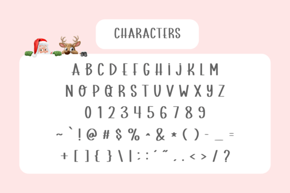 Festive Conifer Font preview 3