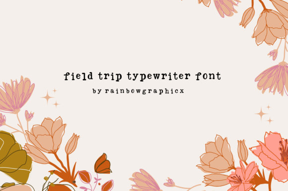 Field Trip Typewriter Font preview 2